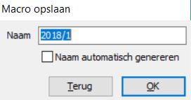 macro opslaan macro opslaan