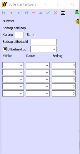 klantenkaart klantenkaart